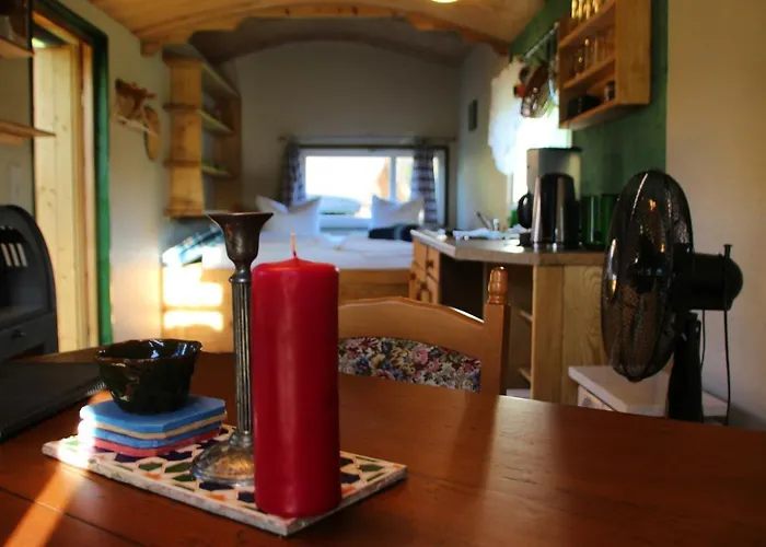 شقة Dom Zaba - Spreewaldatmosphaere Im Neu Renovierten Bauwagen بورغ